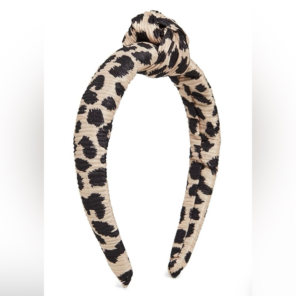 Loeffler Randall Cheetah print Knot Headband